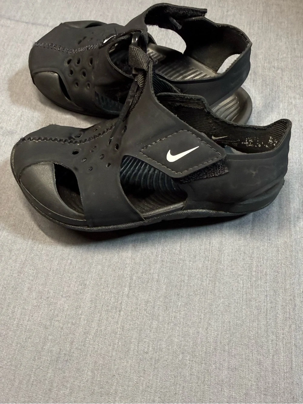Nike Black Kids Closed-Toe Water Sandals